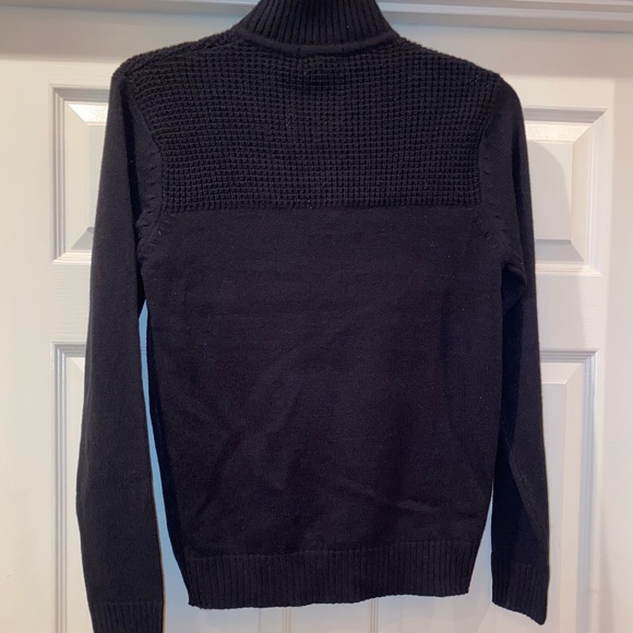 Black Quarter Zip Sweater - Picture 2 of 5